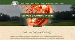 Desktop Screenshot of coveyriselodge.com